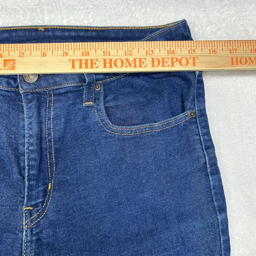 Levi's‎ Jeans Men's Dark Wash Denim Pockets Mid Rise Classic Skinny - 30X28.5